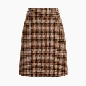 J. Crew Factory Houndstooth skirt